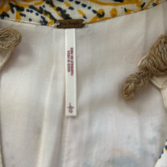 Free People Cream and Yellow Floral Jumpsuit - Picture 12 of 12